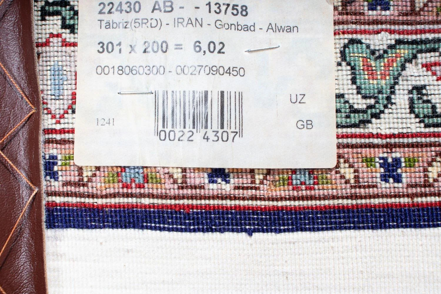 Täbriz - 50 Raj Teppich 301x200cm - Perserteppich - Image 6