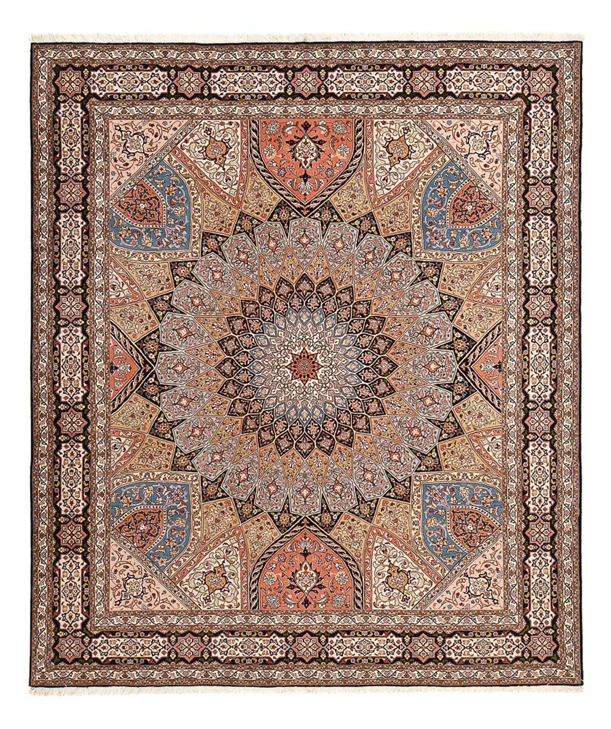 Täbriz - 50 Raj Teppich 302x253cm - Perserteppich