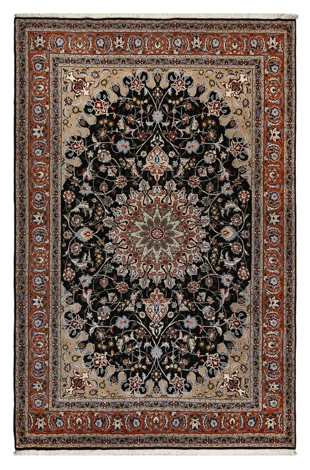 Täbriz - 40 Raj Teppich 318x208cm - Perserteppich