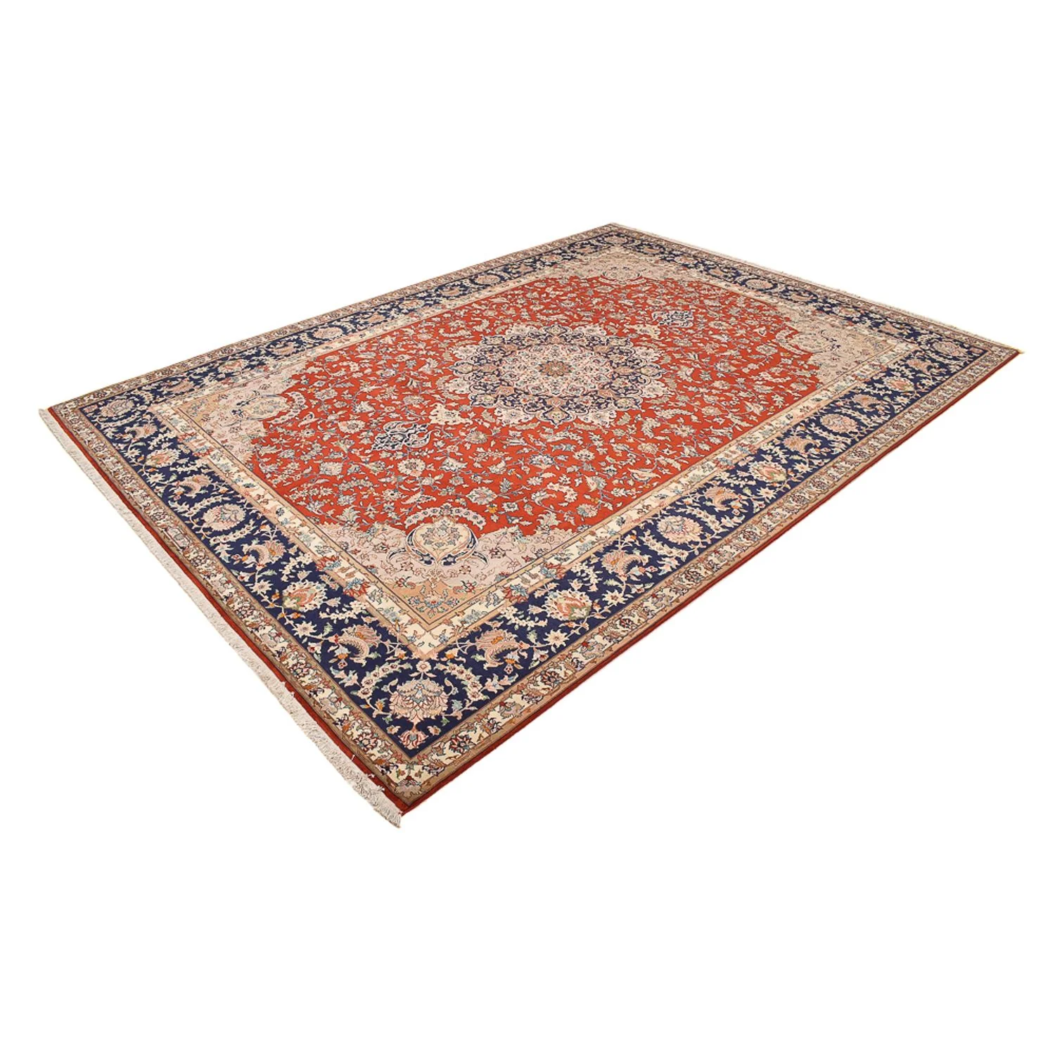 Täbriz - 50 Raj Teppich 342x252cm - Perserteppich - Image 5