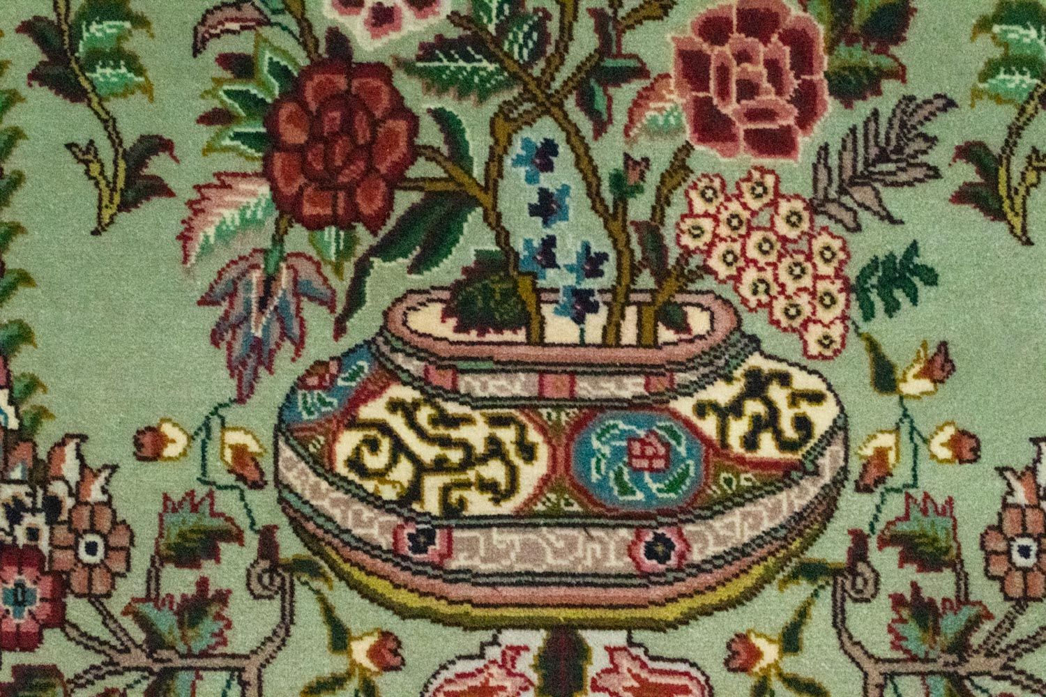 Perserteppich - Täbriz - Royal 62 x 83 cm - grün - Image 2