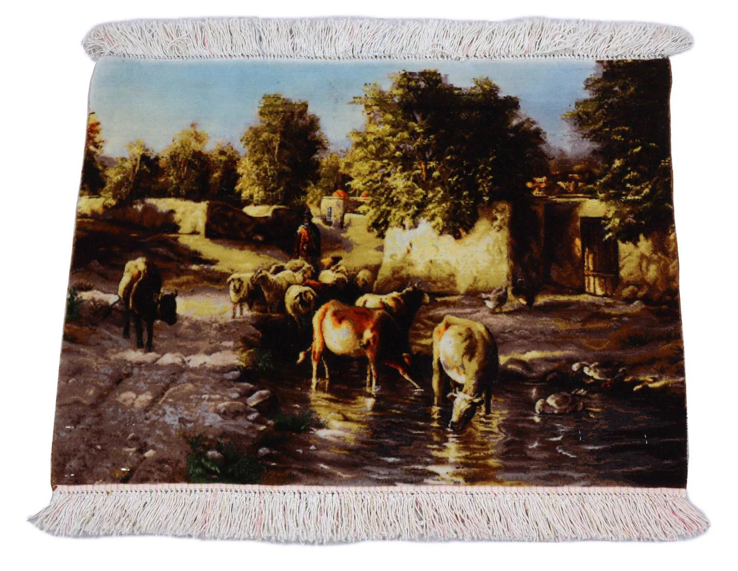 Perserteppich - Täbriz - Royal 72 x 50 cm - mehrfarbig