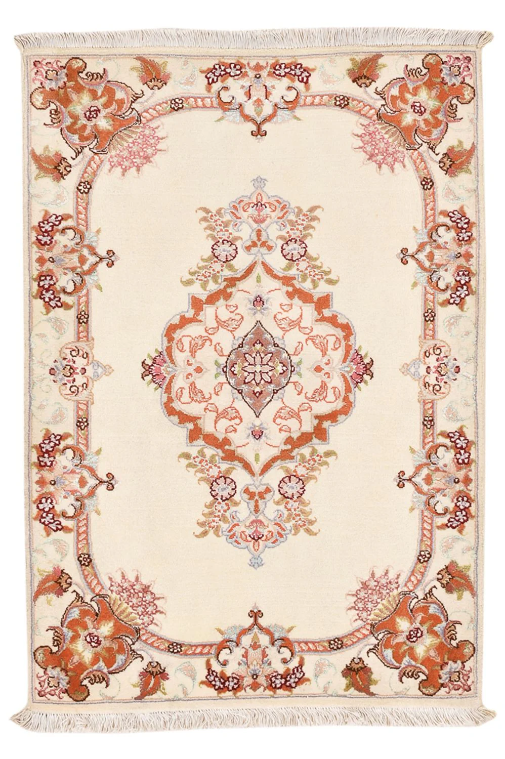 Täbriz - 50 Raj Teppich 90x60cm - Perserteppich