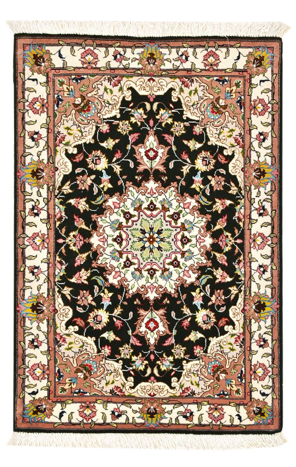 Täbriz - 50 Raj Teppich 90x60cm - Perserteppich