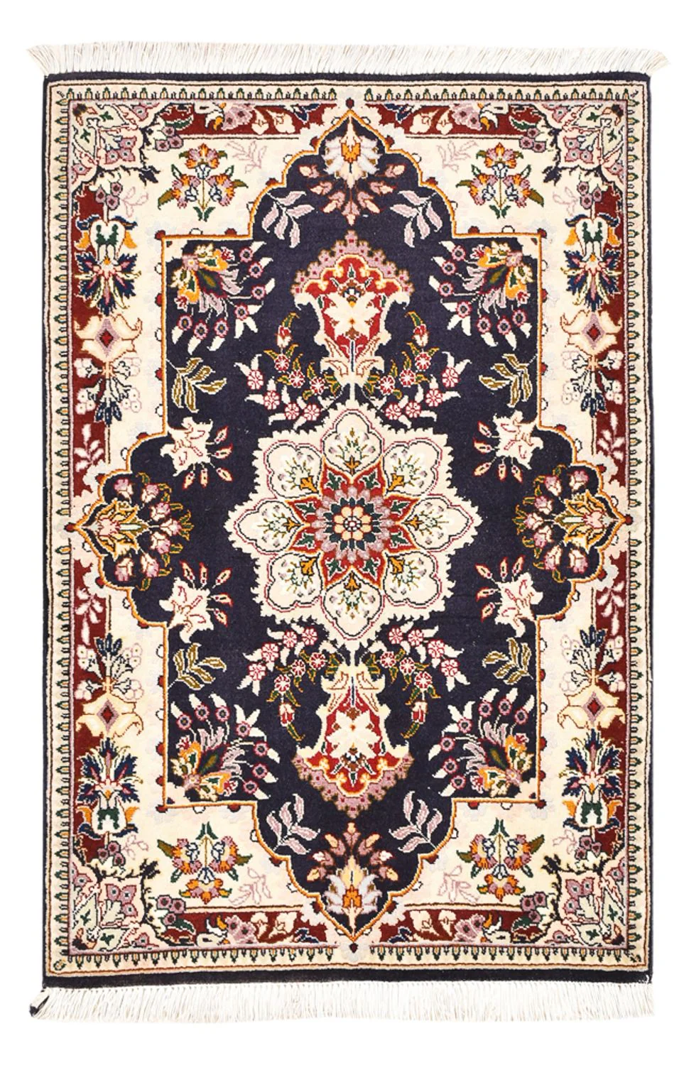 Täbriz - 50 Raj Teppich 90x60cm - Perserteppich