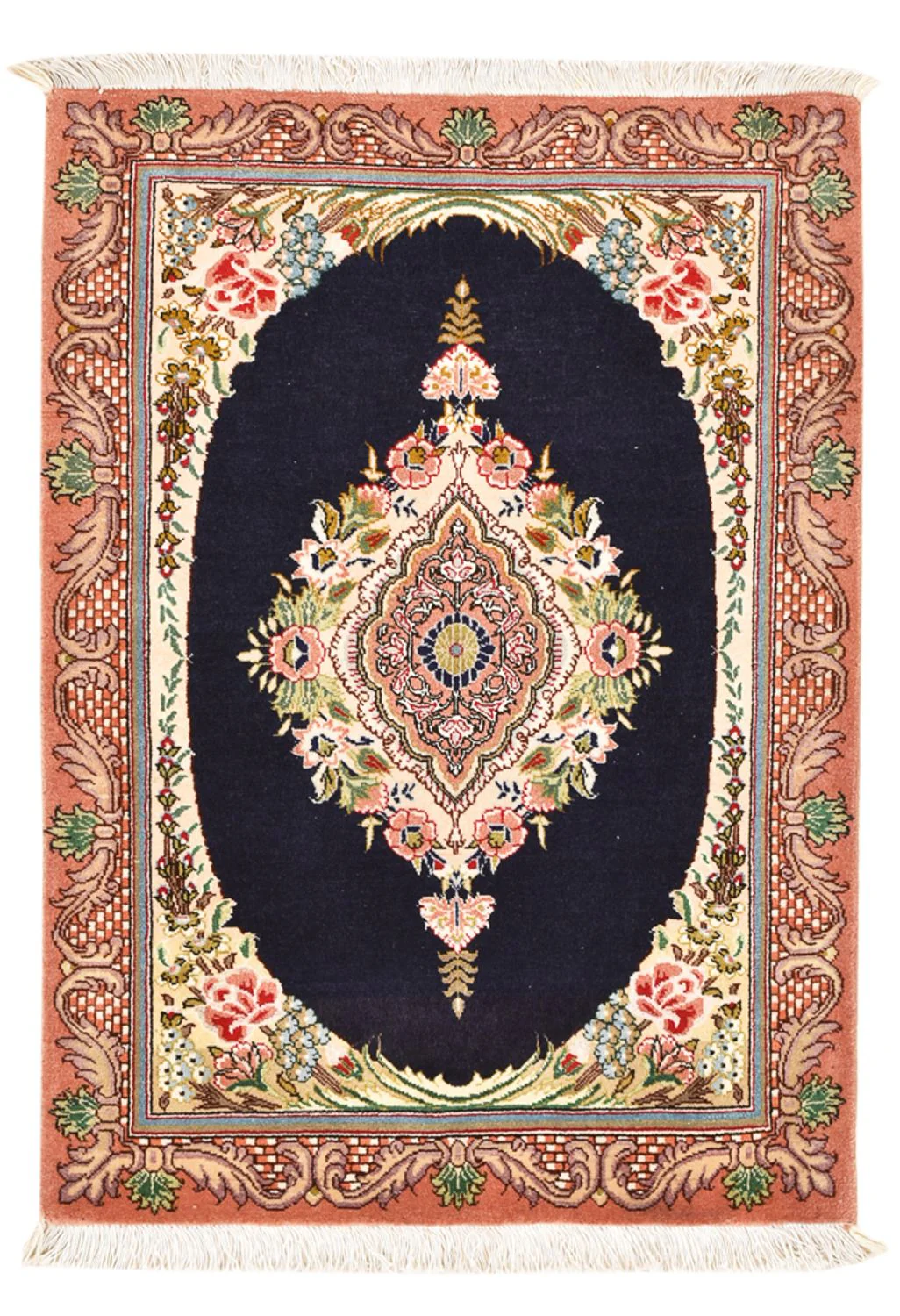 Täbriz - 50 Raj Teppich 90x60cm - Perserteppich