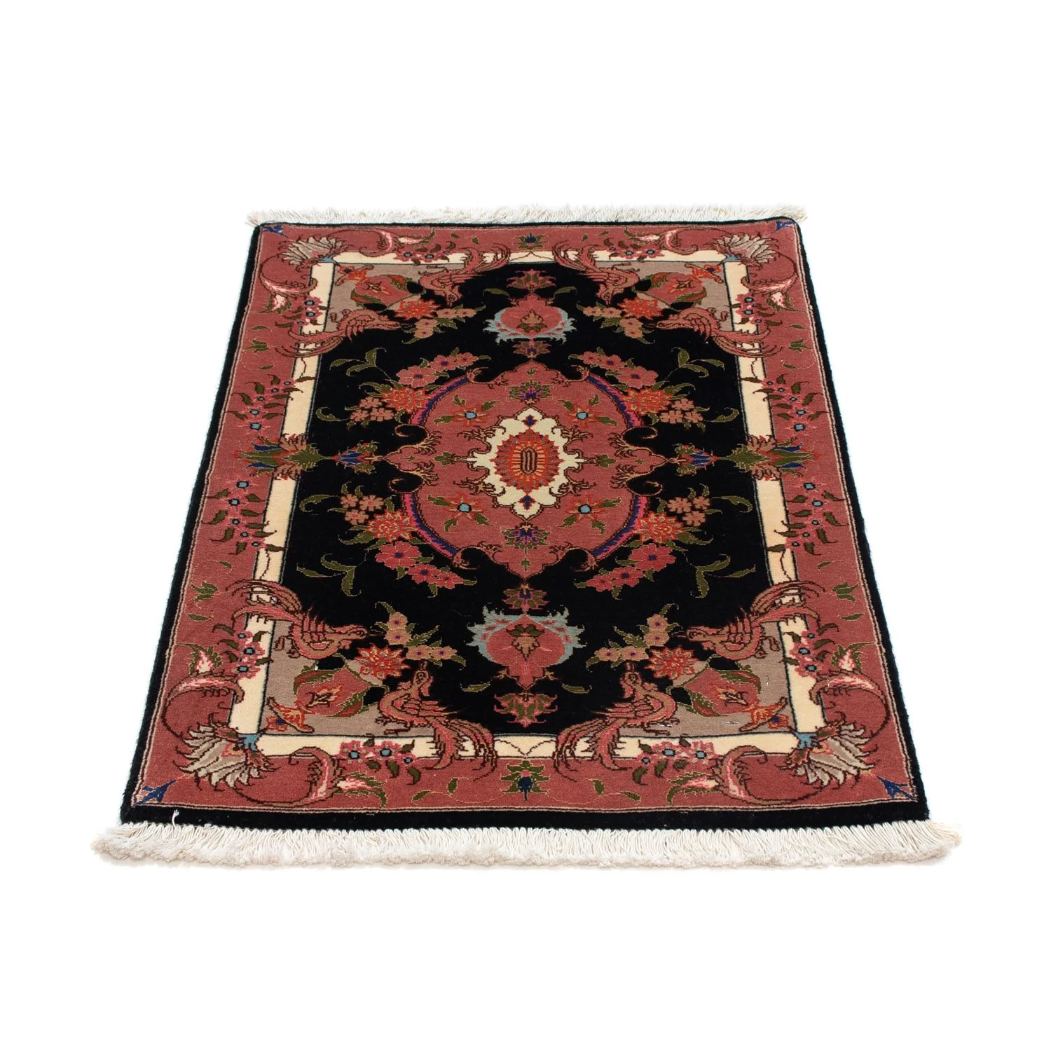 Perserteppich - Täbriz - Royal 90 x 60 cm - dunkelblau - Image 5