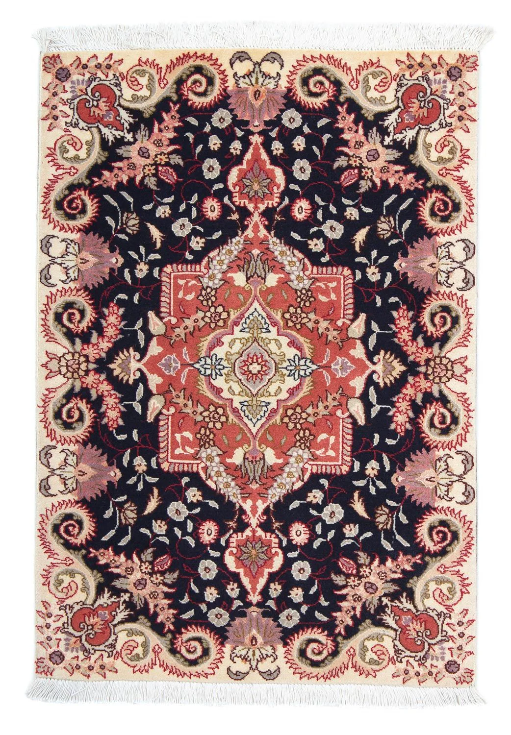Täbriz - 50 Raj Teppich 92x61cm - Perserteppich