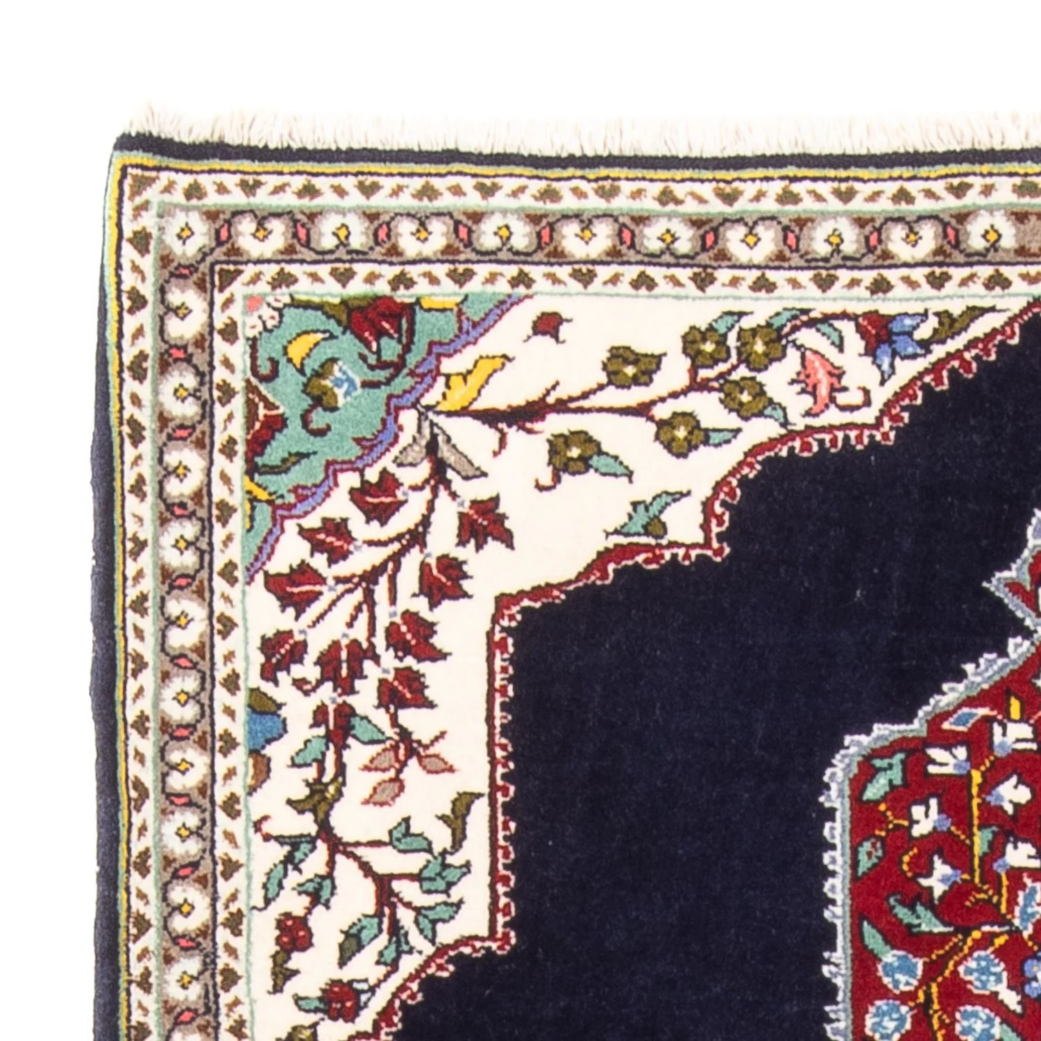 Perserteppich - Täbriz - Royal - 96 x 76 cm - dunkelblau - Image 3