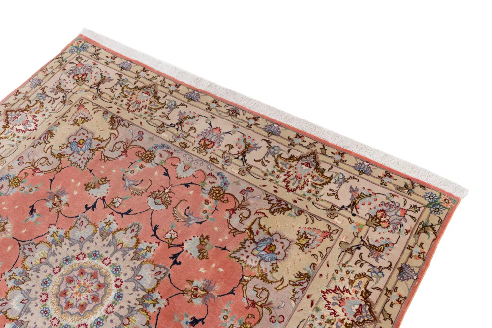 Perserteppich - Täbriz - Royal quadratisch - 153 x 153 cm - sand - Image 4