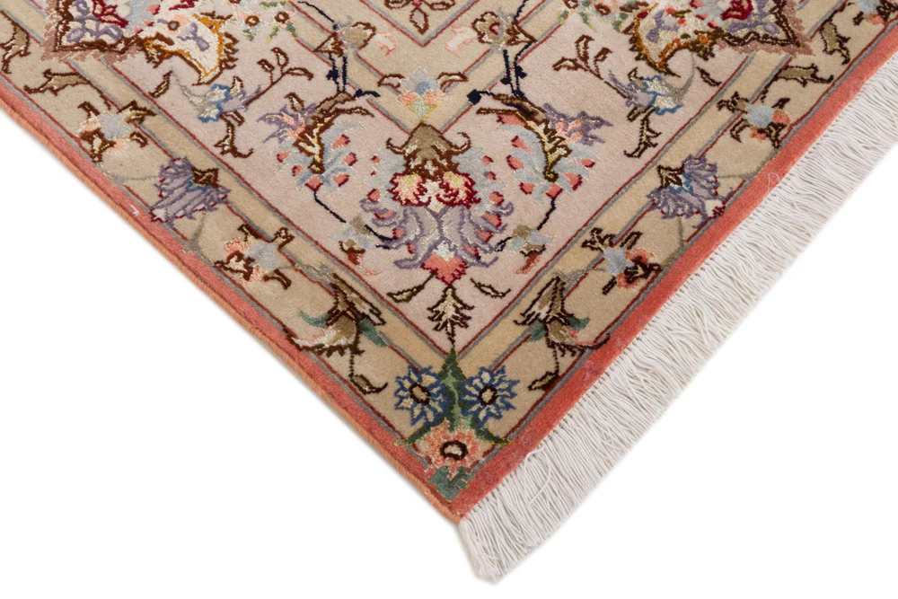 Perserteppich - Täbriz - Royal quadratisch - 153 x 153 cm - sand - Image 6