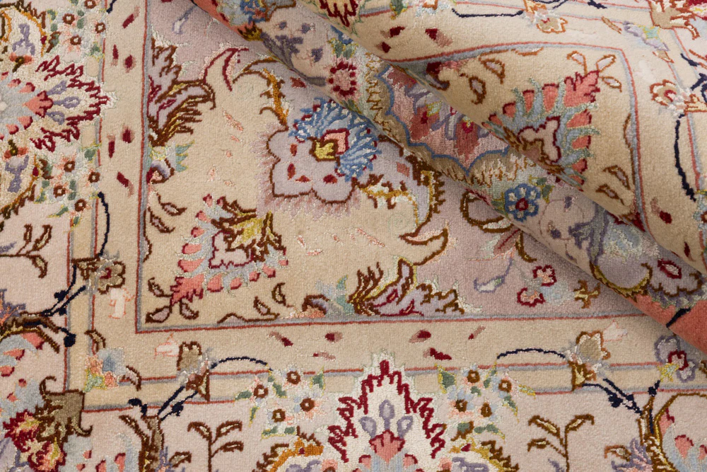 Perserteppich - Täbriz - Royal quadratisch - 153 x 153 cm - sand - Image 9