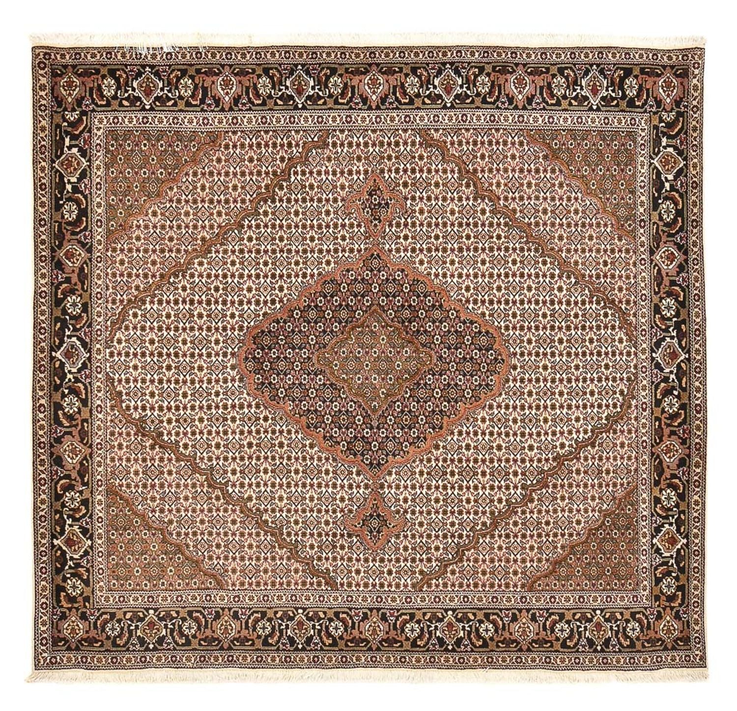 Täbriz - 40 Raj Teppich 206x202cm - Perserteppich
