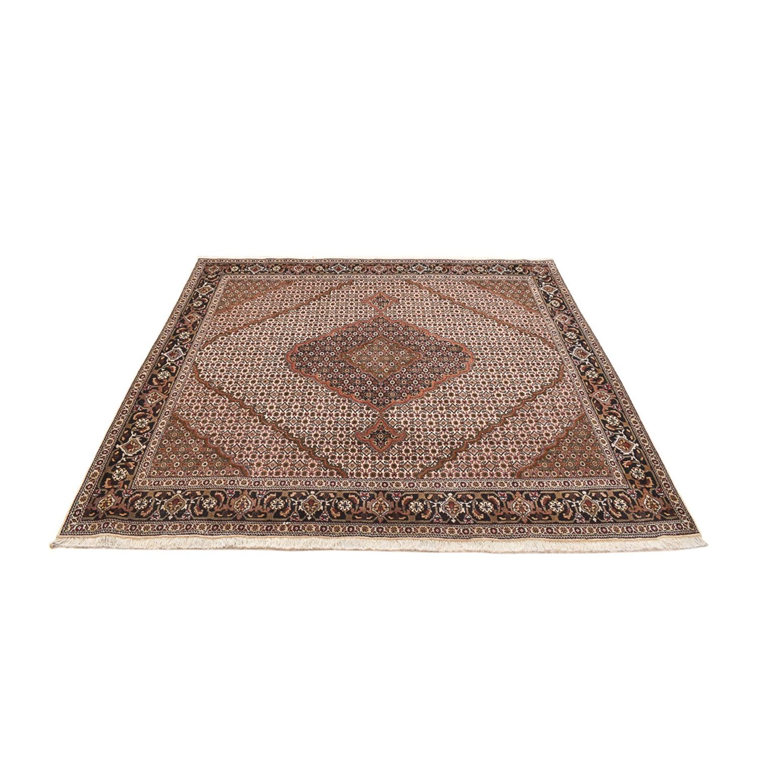 Täbriz - 40 Raj Teppich 206x202cm - Perserteppich - Image 5