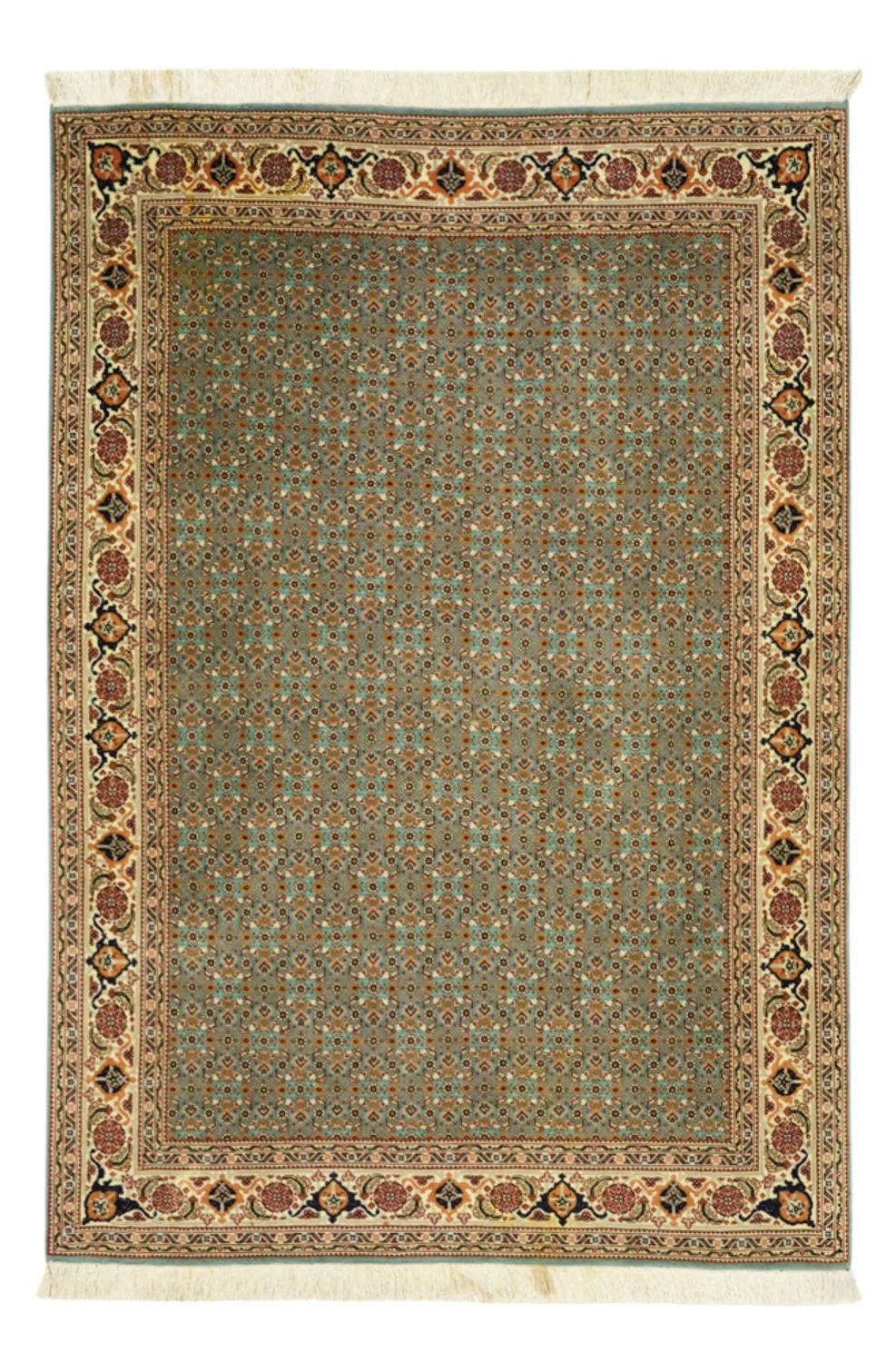 Täbriz - 50 Raj Teppich 145x101cm - Perserteppich