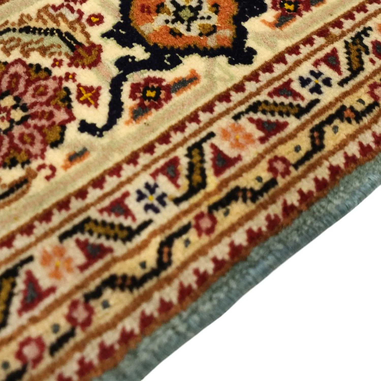 Täbriz - 50 Raj Teppich 145x101cm - Perserteppich - Image 3