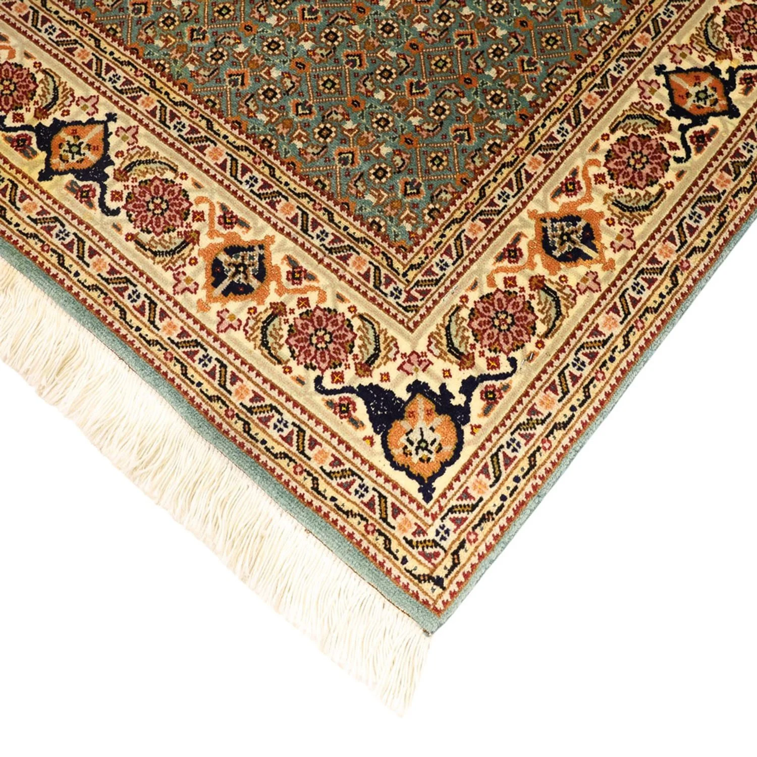 Täbriz - 50 Raj Teppich 145x101cm - Perserteppich - Image 4