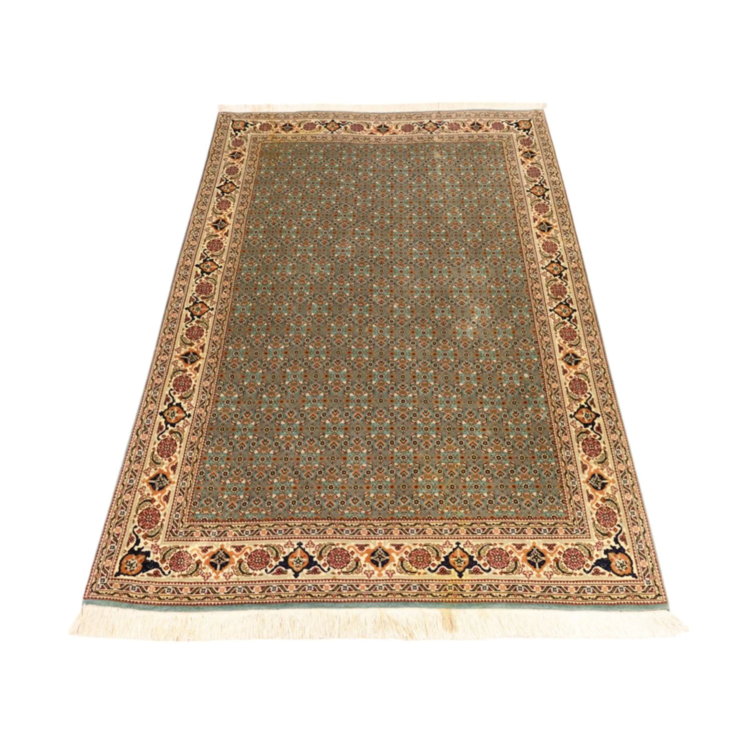 Täbriz - 50 Raj Teppich 145x101cm - Perserteppich - Image 6