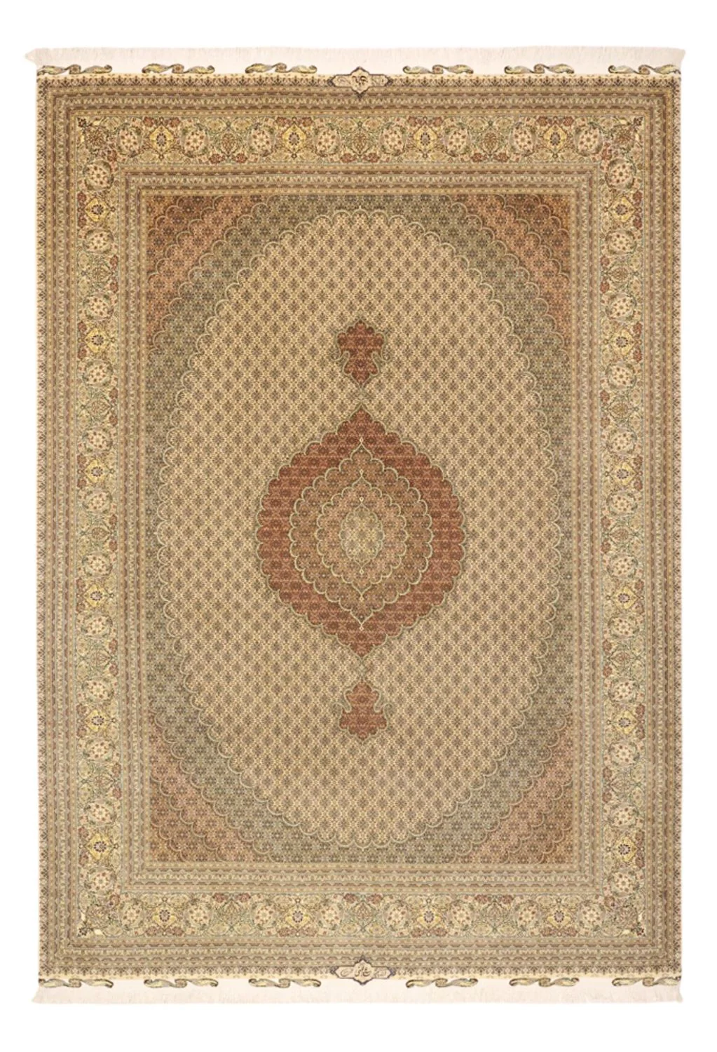 Täbriz - 50 Raj Teppich 351x250cm - Perserteppich