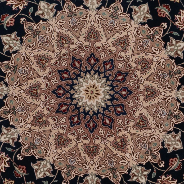 Täbriz - 50 Raj Teppich 200x200cm - Perserteppich - Image 2