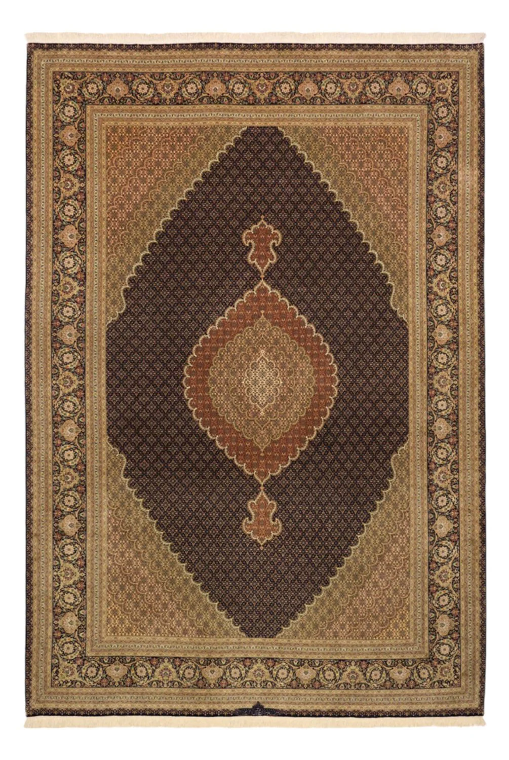 Täbriz - 50 Raj Teppich 362x251cm - Perserteppich