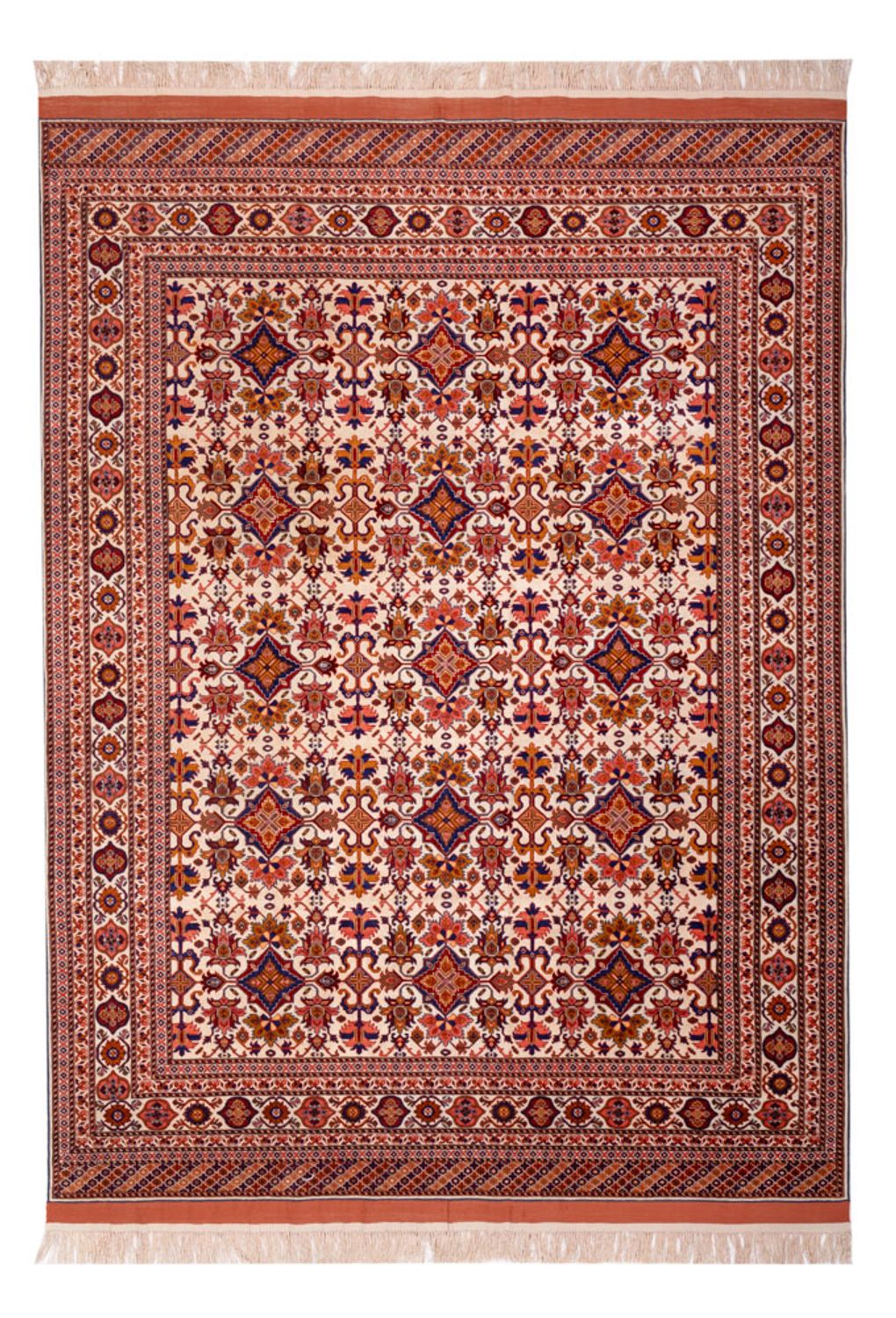 Afghan Seide Teppich 282x205cm - Orientteppich