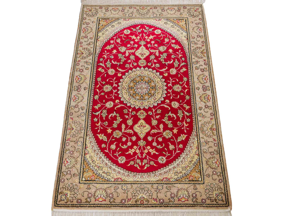 China Seide Teppich 121x78cm - Orientteppich - Image 6