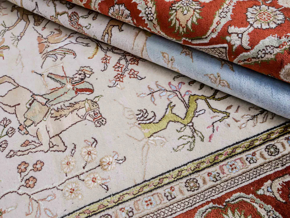 China Seide Teppich 178x123cm - Orientteppich - Image 4