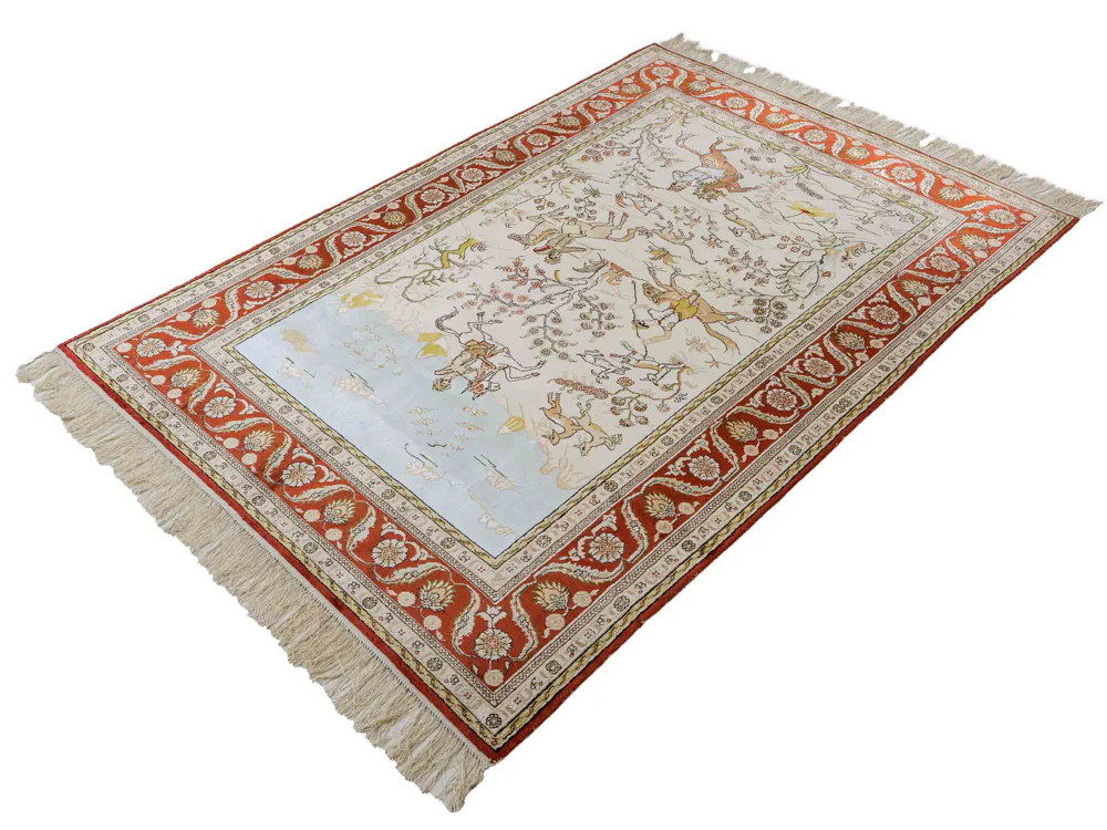 China Seide Teppich 178x123cm - Orientteppich - Image 5