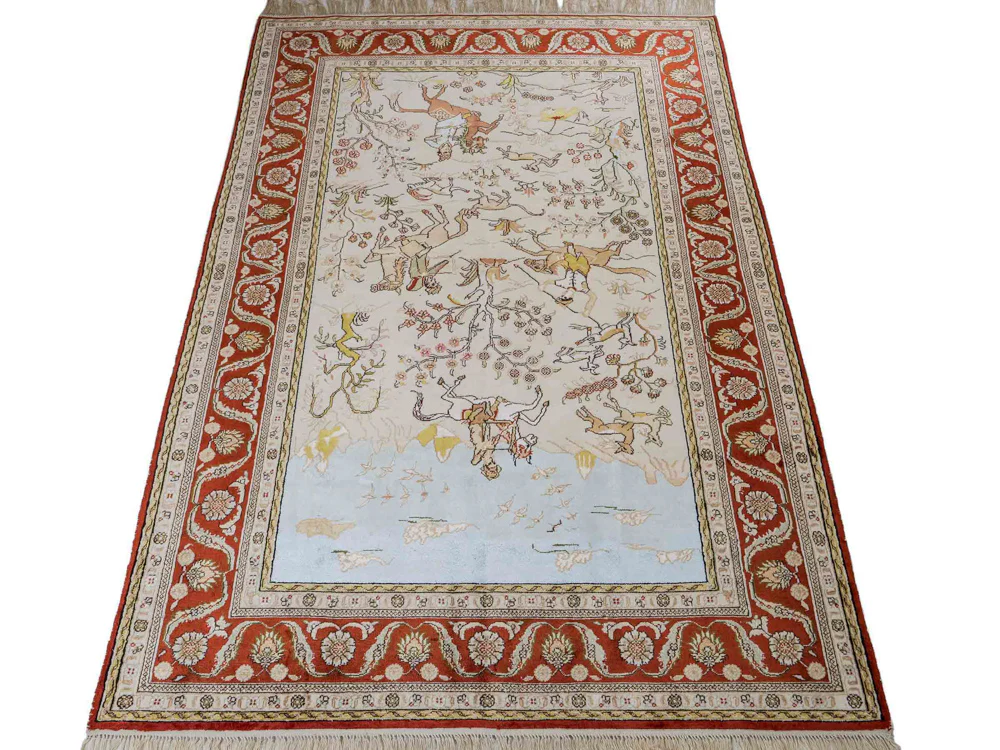 China Seide Teppich 178x123cm - Orientteppich - Image 6