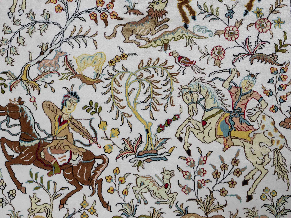 China Seide Teppich 180x123cm - Orientteppich - Image 2