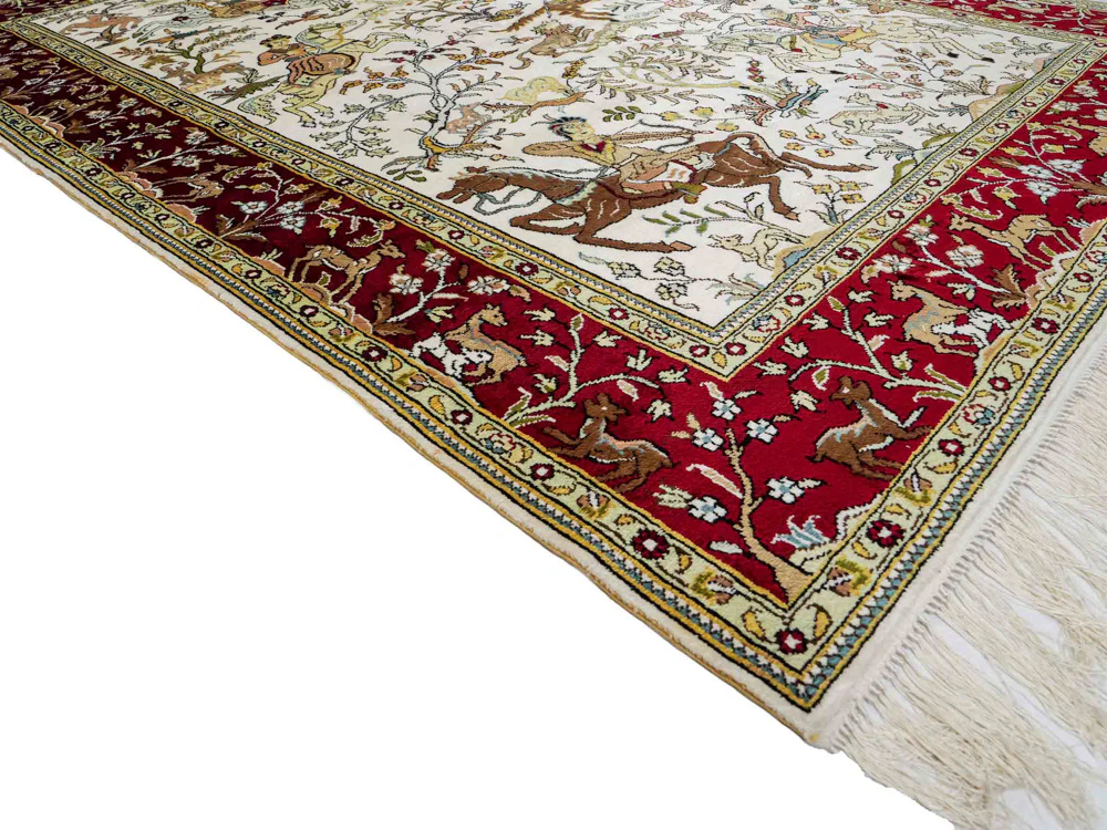 China Seide Teppich 180x123cm - Orientteppich - Image 3