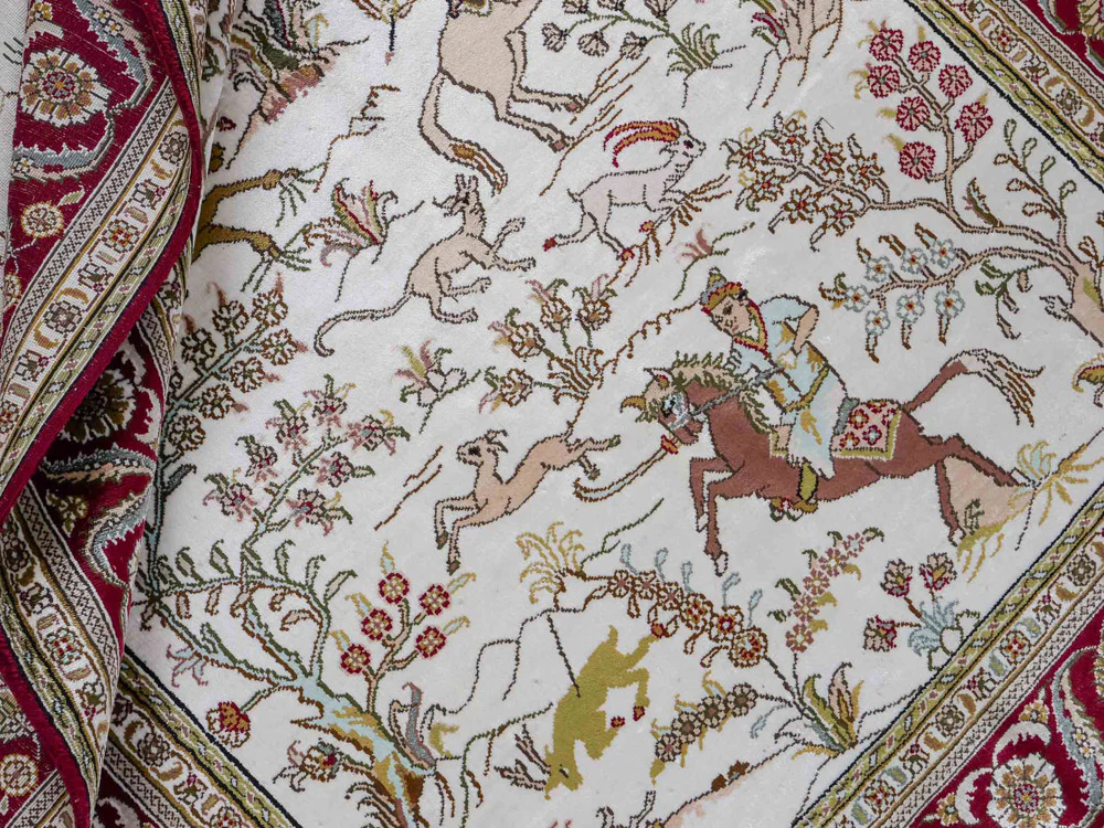 China Seide Teppich 180x123cm - Orientteppich - Image 2