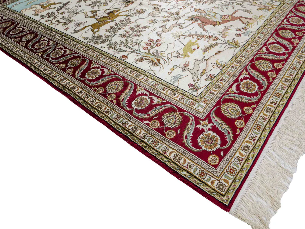 China Seide Teppich 180x123cm - Orientteppich - Image 3