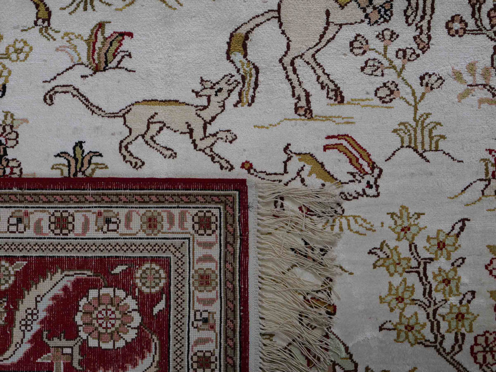 China Seide Teppich 183x126cm - Orientteppich - Image 7