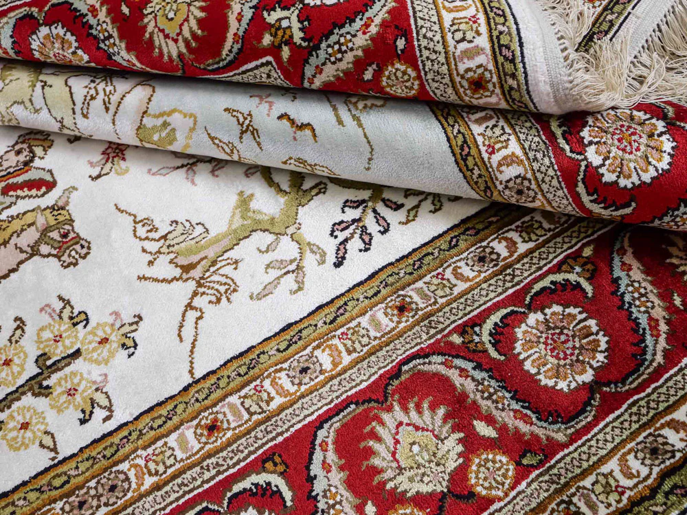 China Seide Teppich 184x125cm - Orientteppich - Image 4