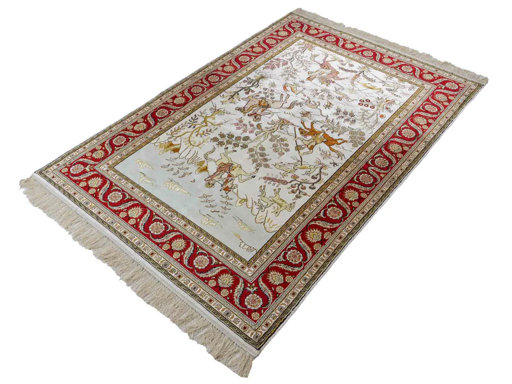 China Seide Teppich 184x125cm - Orientteppich - Image 5