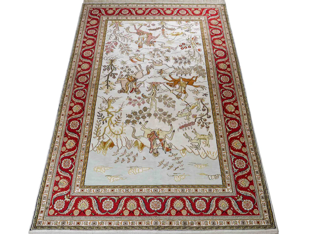 China Seide Teppich 184x125cm - Orientteppich - Image 6