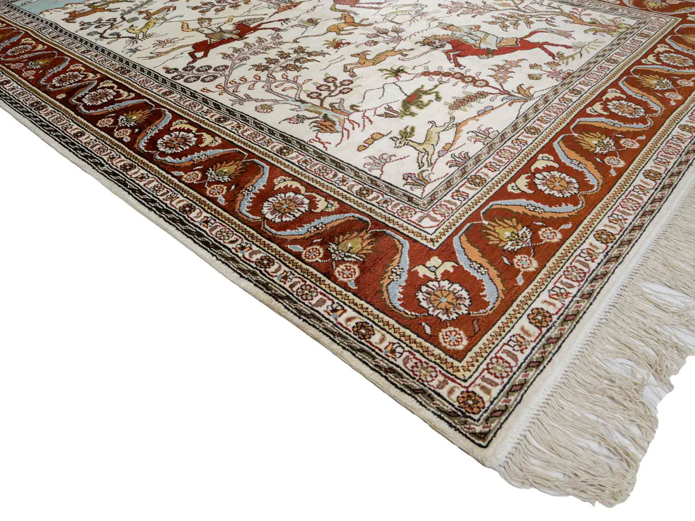 China Seide Teppich 184x125cm - Orientteppich - Image 3