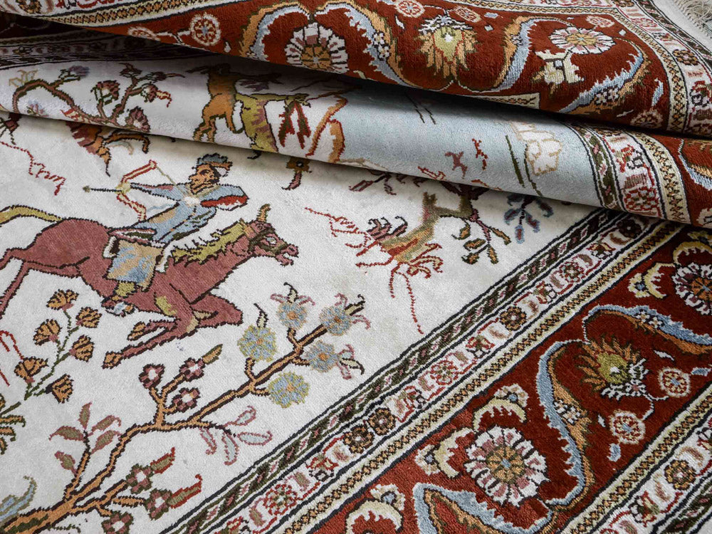 China Seide Teppich 184x125cm - Orientteppich - Image 4