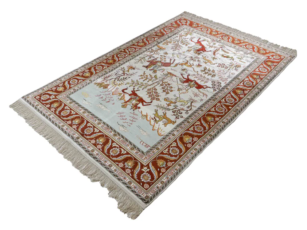 China Seide Teppich 184x125cm - Orientteppich - Image 5