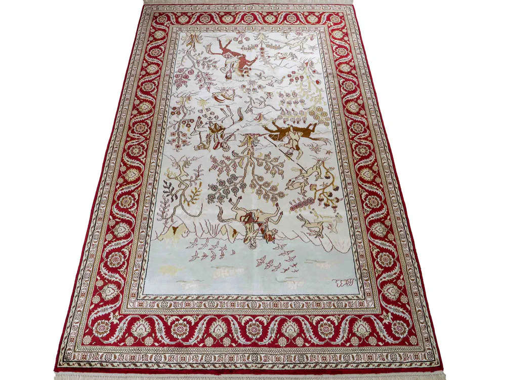 China Seide Teppich 185x124cm - Orientteppich - Image 6