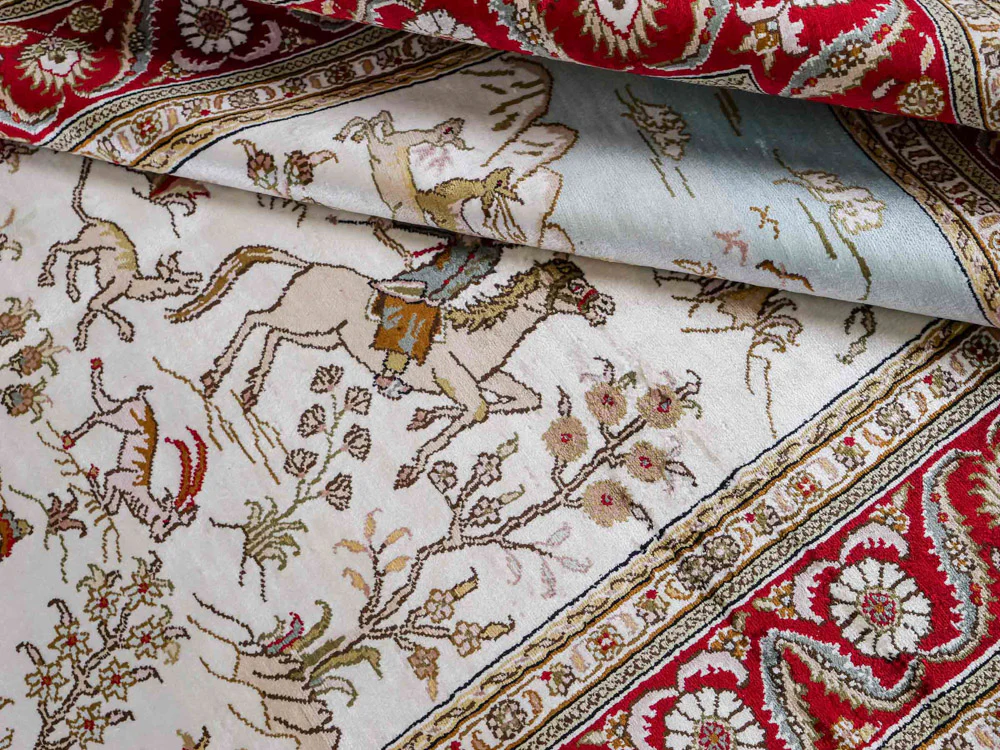 China Seide Teppich 185x126cm - Orientteppich - Image 4