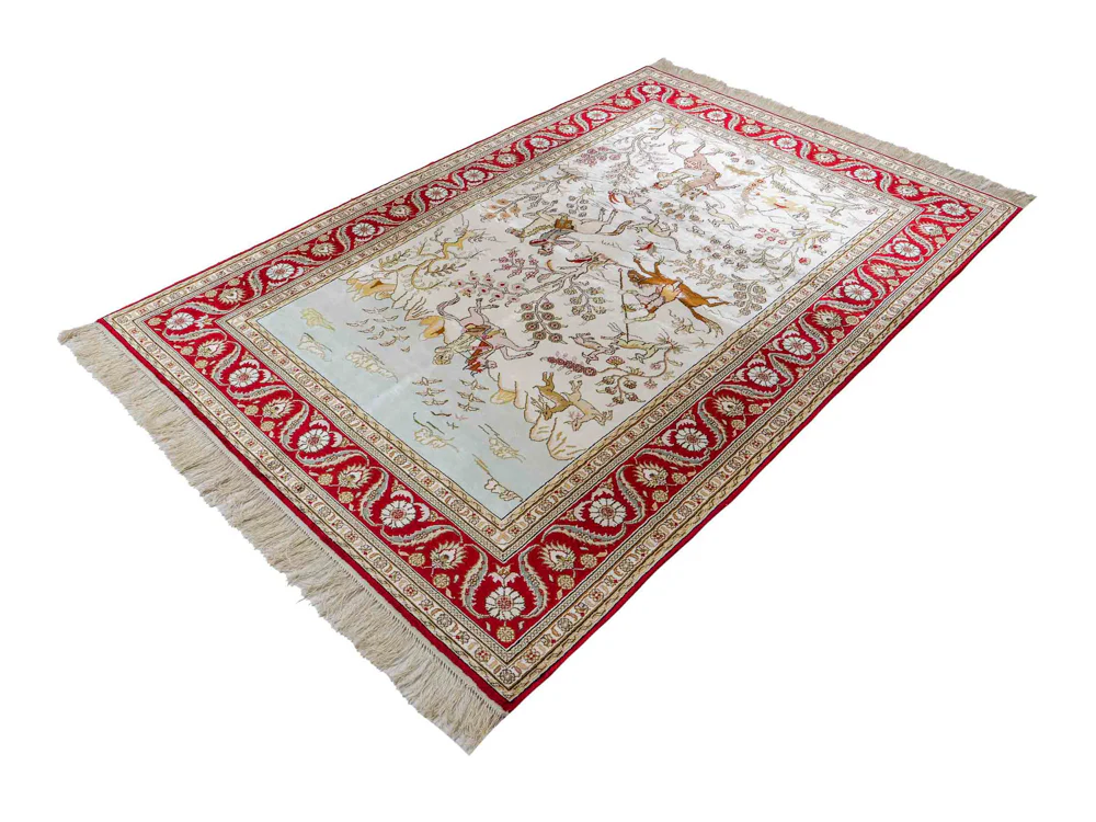 China Seide Teppich 185x126cm - Orientteppich - Image 5