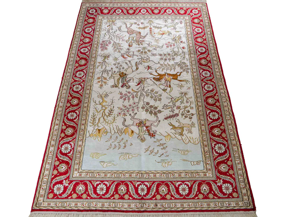 China Seide Teppich 185x126cm - Orientteppich - Image 6