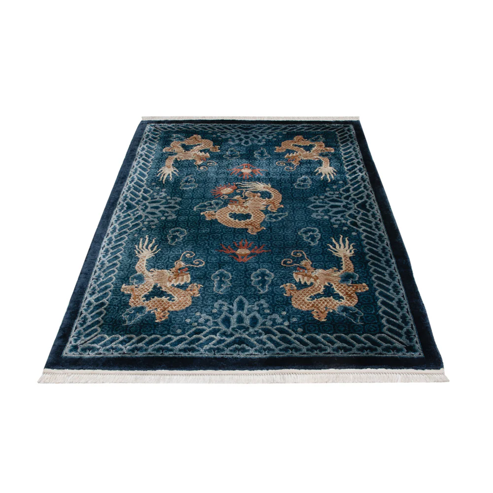 China Seide Teppich 187x123cm - Orientteppich - Image 6
