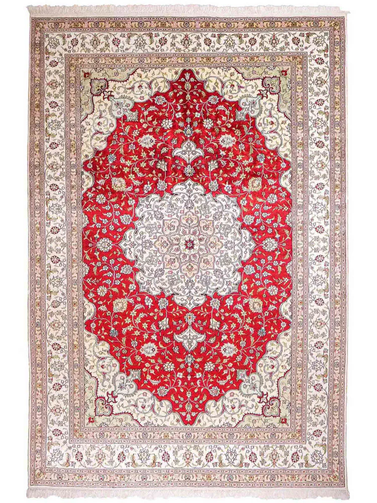 China Seide Teppich 276x182cm - Orientteppich
