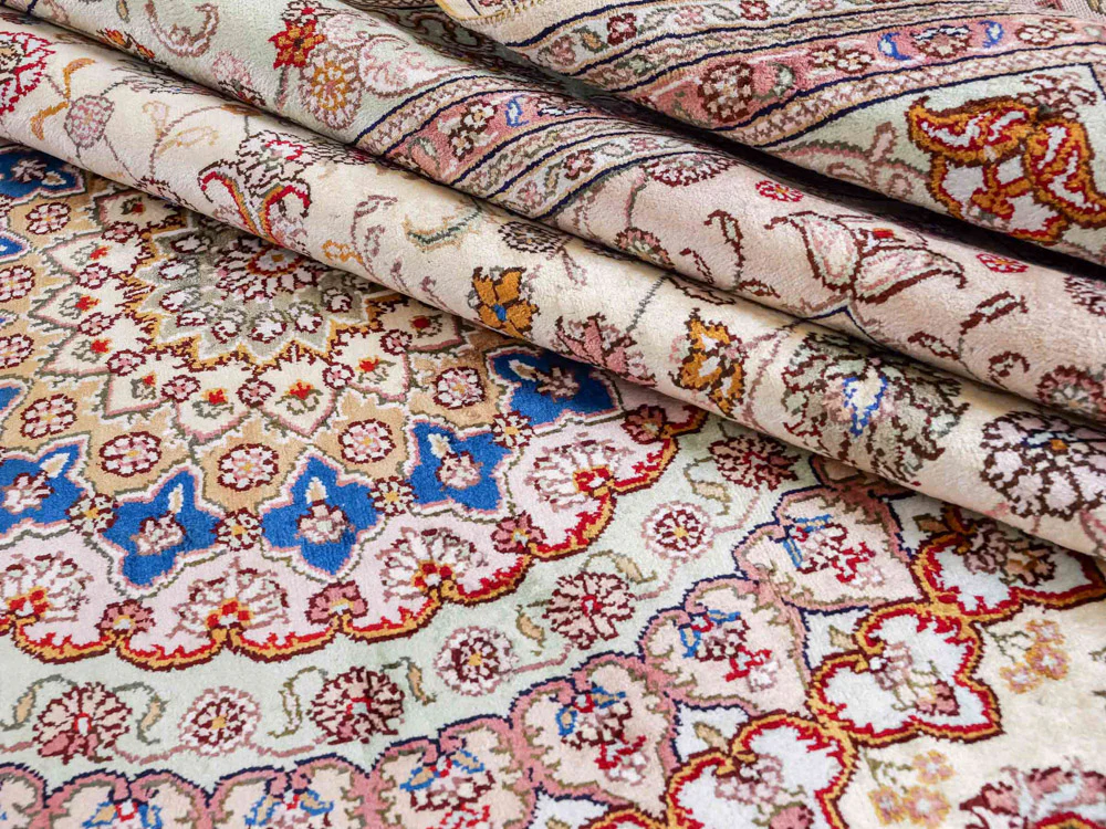 China Seide Teppich 366x277cm - Orientteppich - Image 4