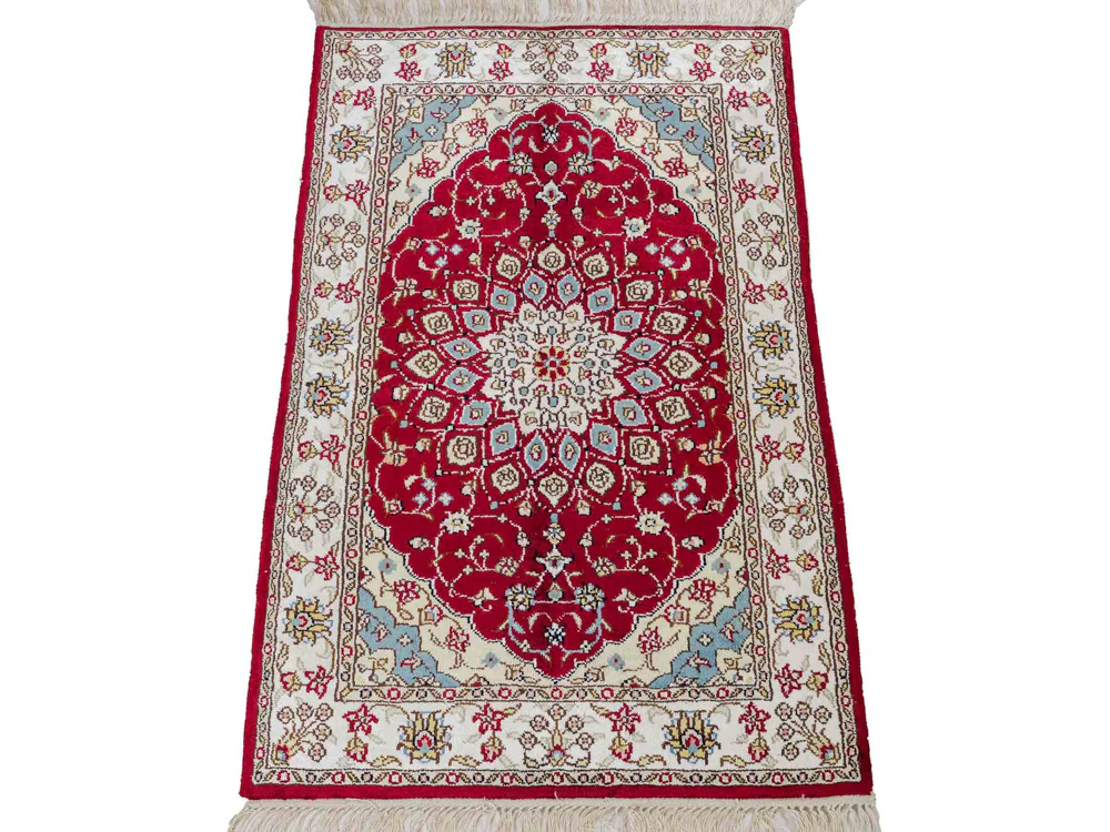 China Seide Teppich 87x56cm - Orientteppich - Image 6