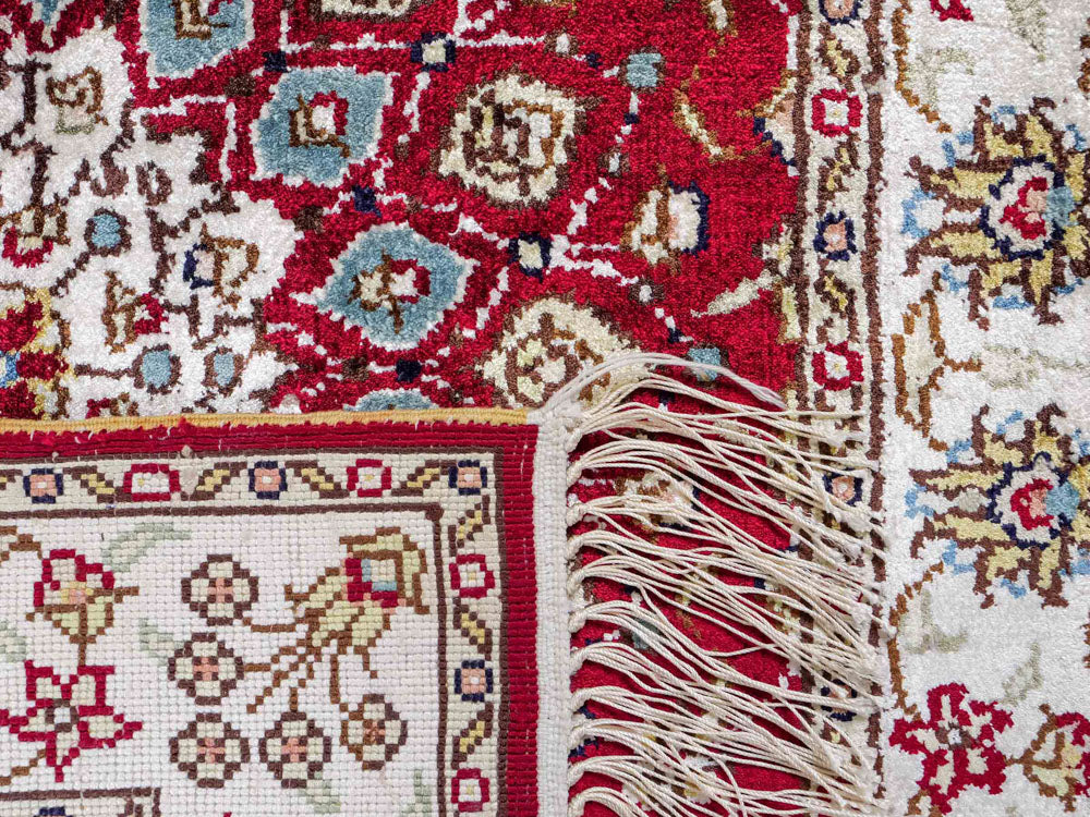 China Seide Teppich 87x56cm - Orientteppich - Image 7